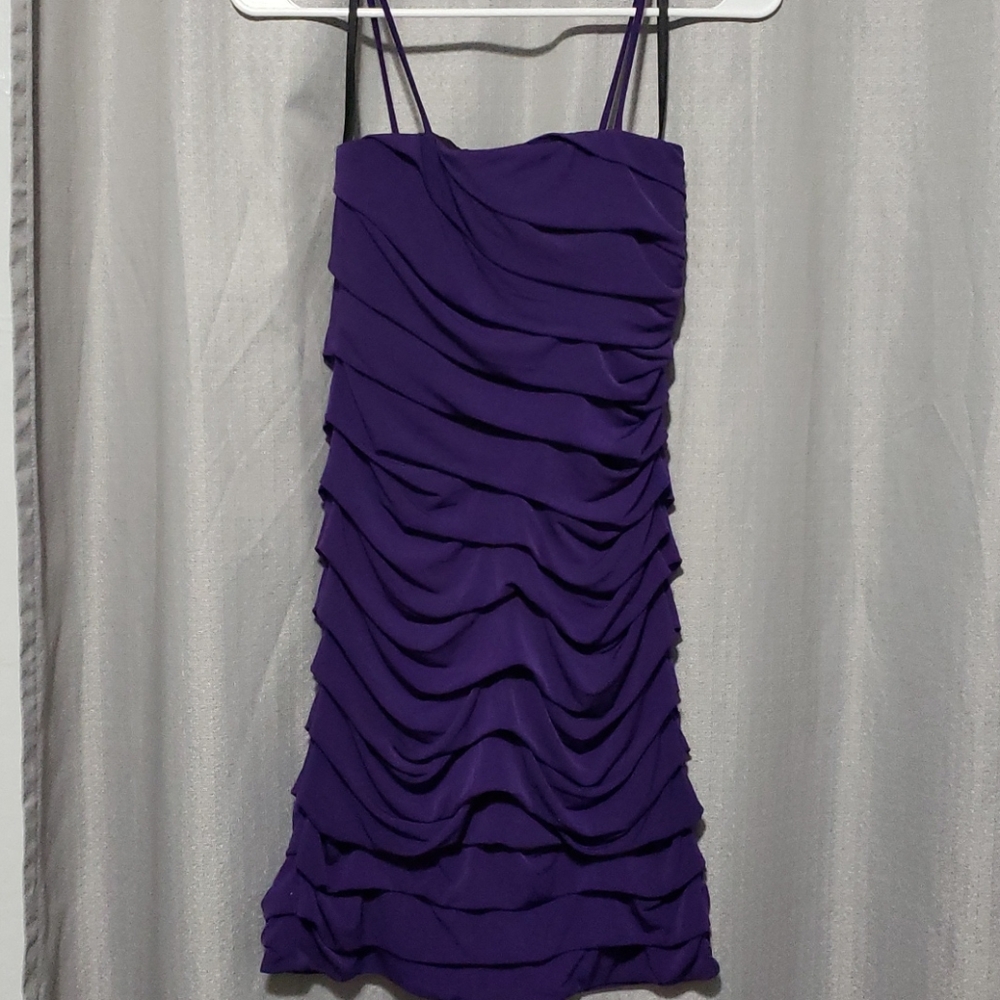 Sweet Storm purple mini dress
